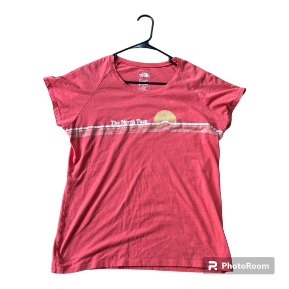 The North Face Tops - The North Face Vintage Short Sleeve Graphic V-Neck Tee.‎ Slim Fit. XL